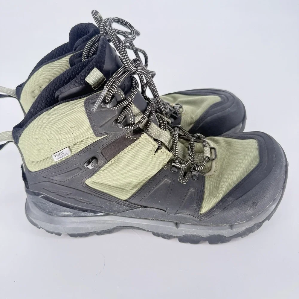 Altra Tushar Hiking Boots Mens 10.5 Green Black Waterproof Outdoor Trail Rugged